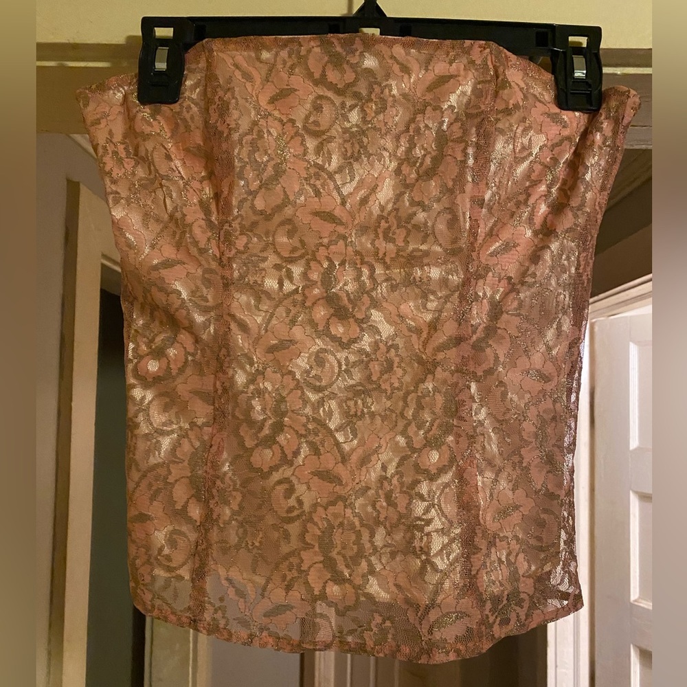 Express Lace Bustier Top